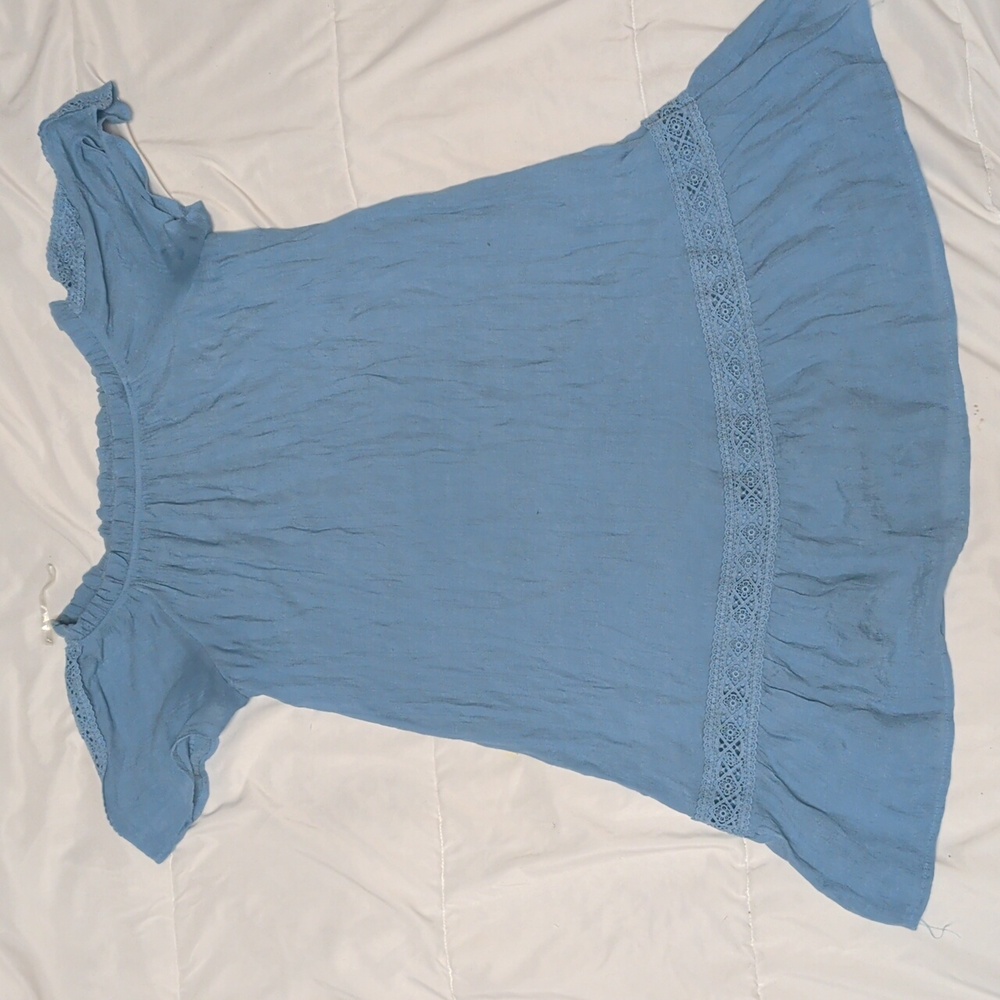NAIF Women's Tunic in Sky Blue